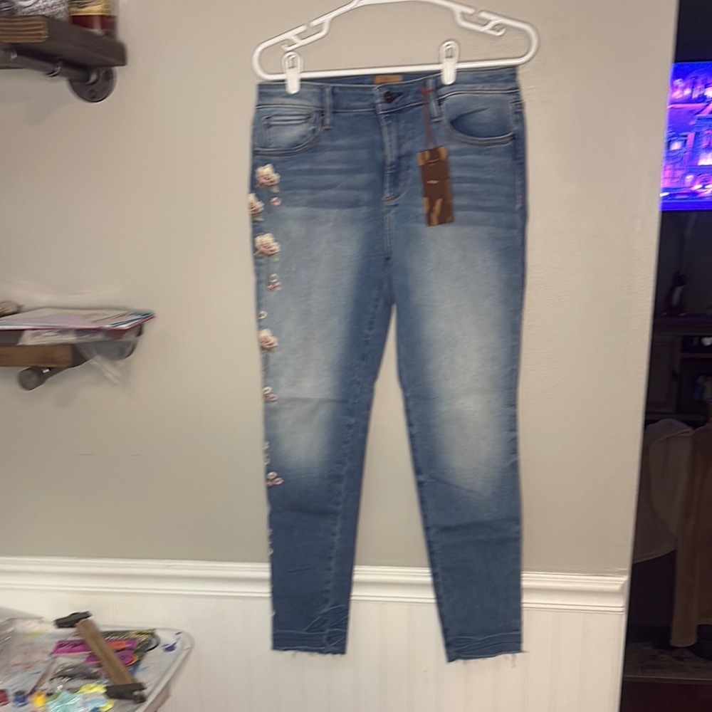 DRIFTWOOD Blue Skinny Jeans Medium Wash